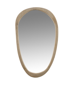 Wooden shaped mirrors