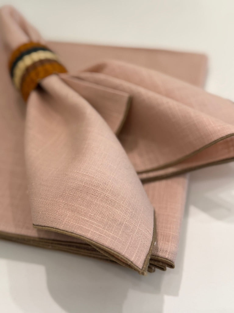 Duo linen napkins set of 6