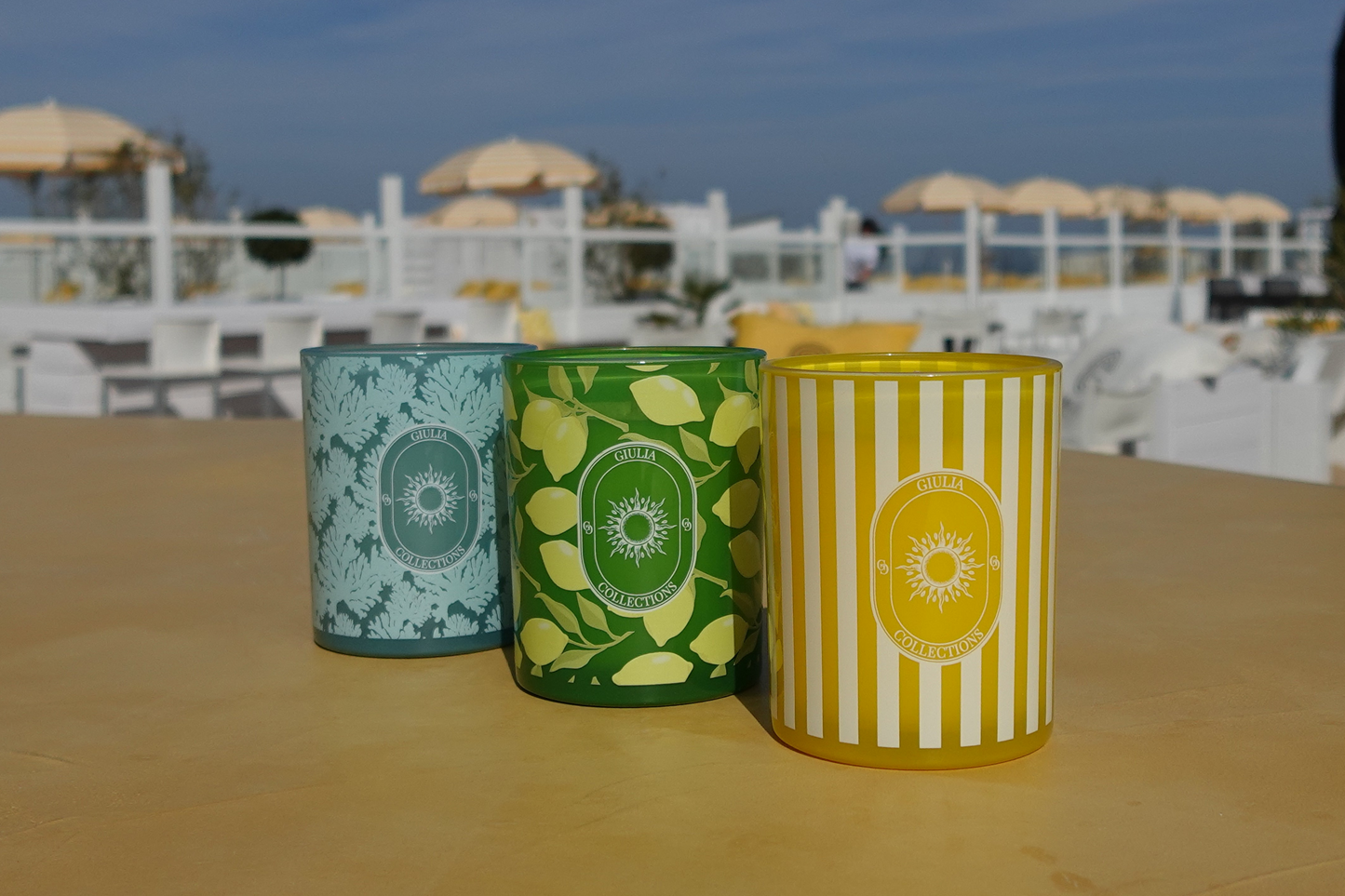 Charming scented candles