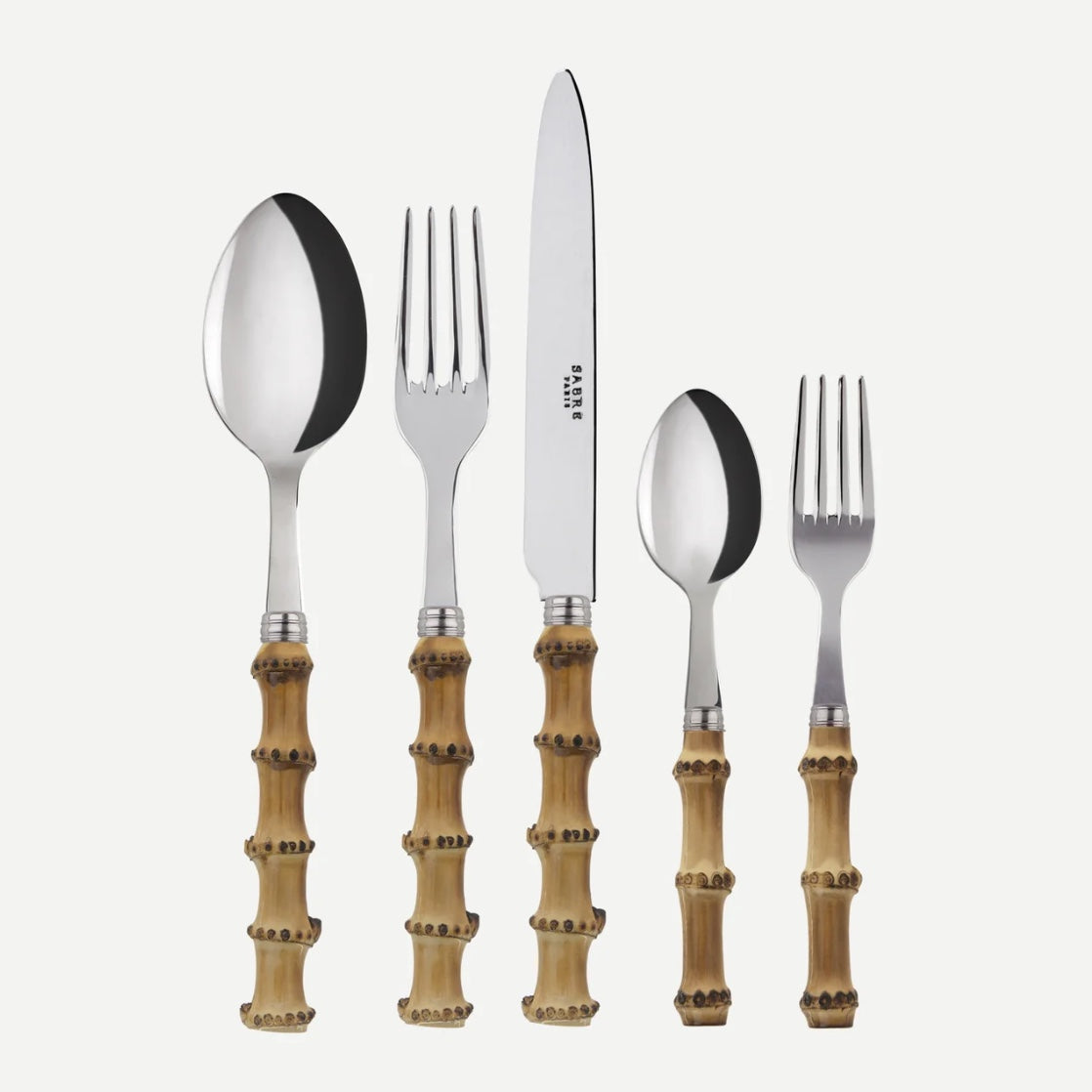 Panda, Bamboe - 5-piece cutlery set