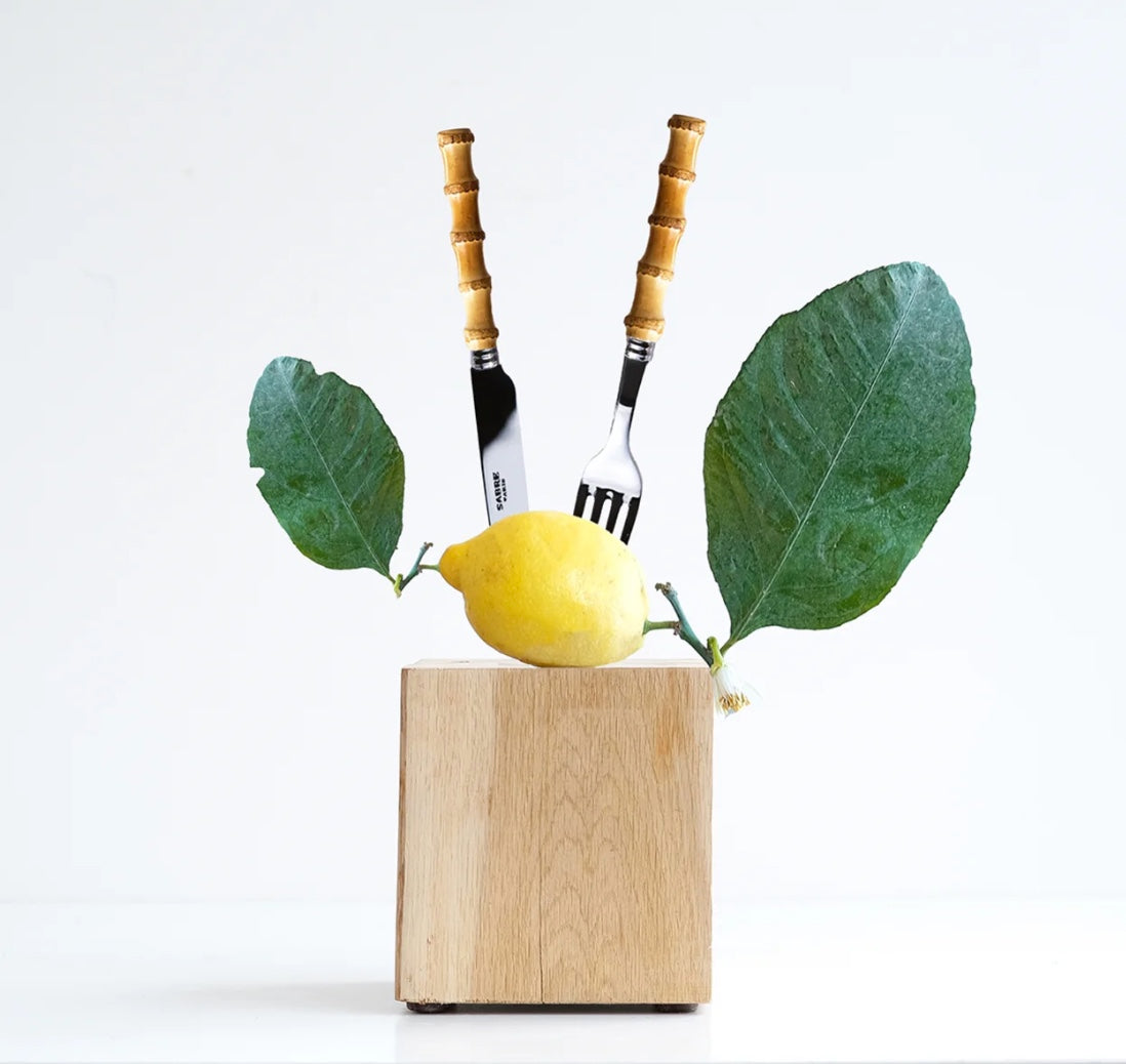 Panda, Bamboe - 4-piece cutlery set