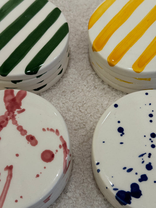 Ceramic Coasters - set of 4