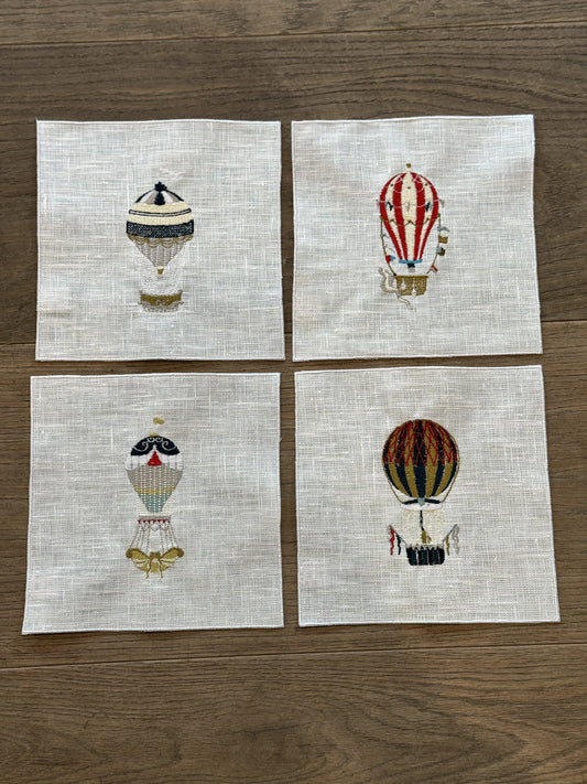 Set of 4 coasters - Balloons