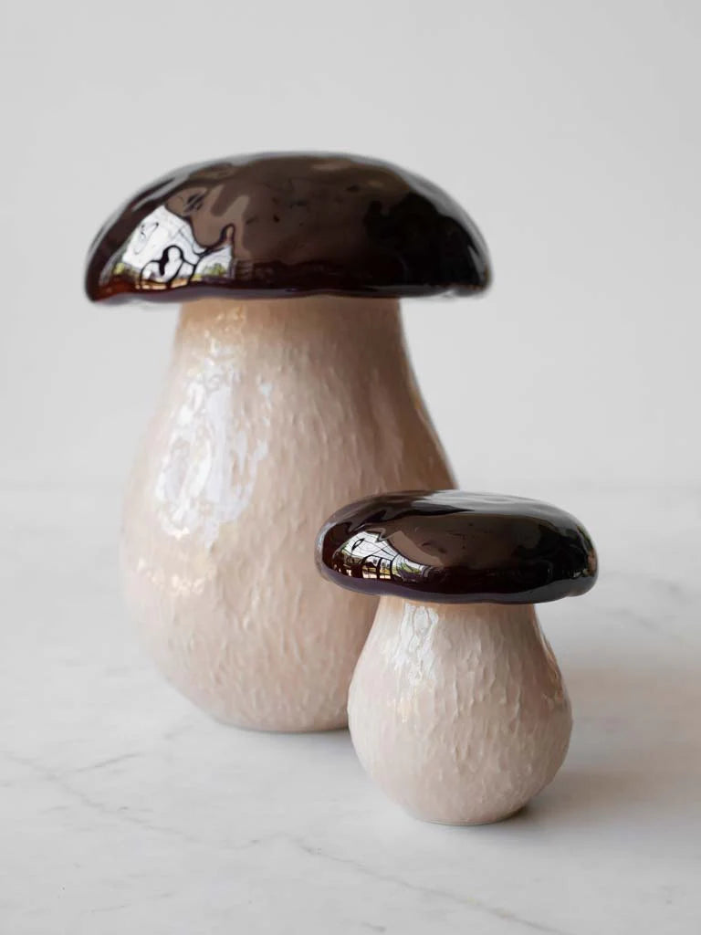 Ceramic mushroom box