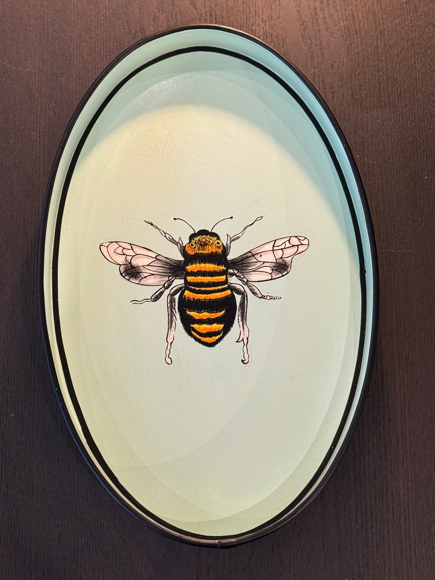 Handpainted Iron Trays