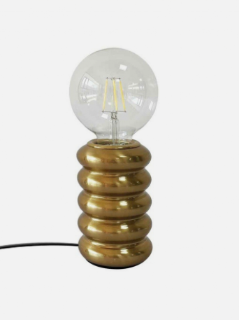 Golden mini table lamp