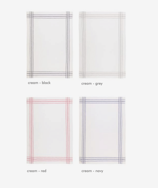 Cream kitchen towels