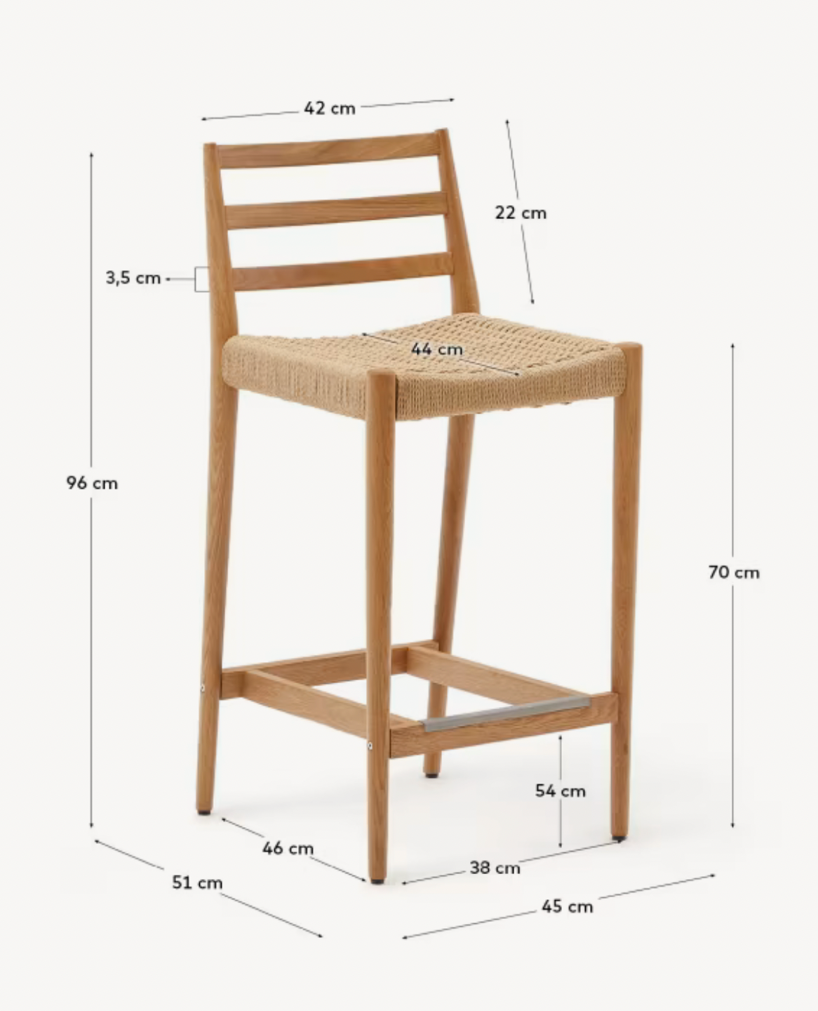 Oak3 high chair