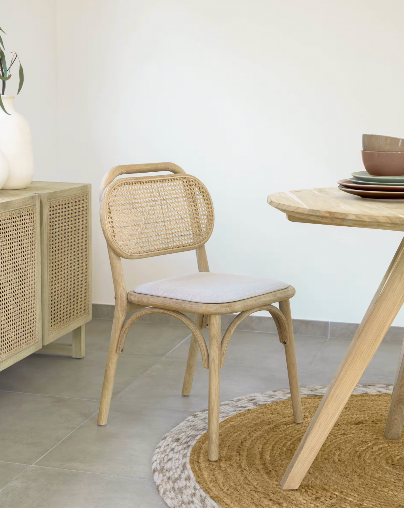 Rattan low chair - email to order