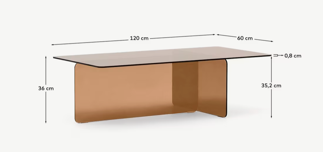 Zara Glass coffee table