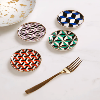 Porcelain Coasters - set of 4