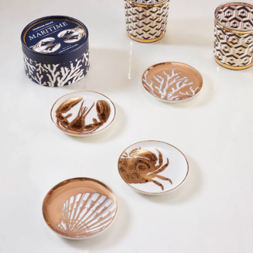 Porcelain Coasters - set of 4