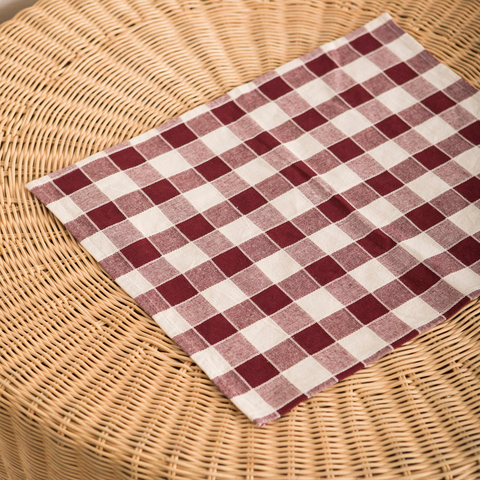 Woven cotton placemat