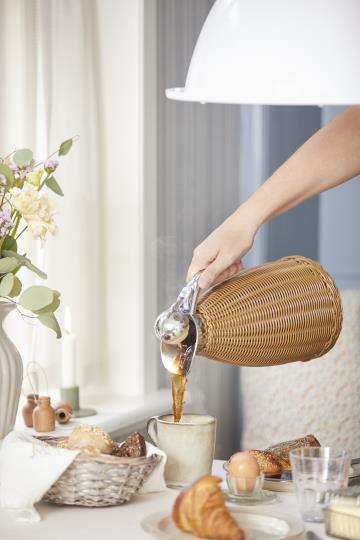 Rattan Coffee thermos