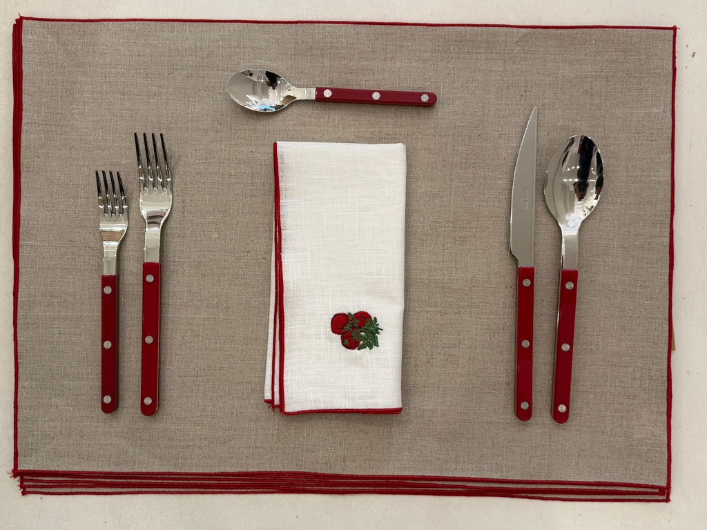 Duo coated placemats set of 6