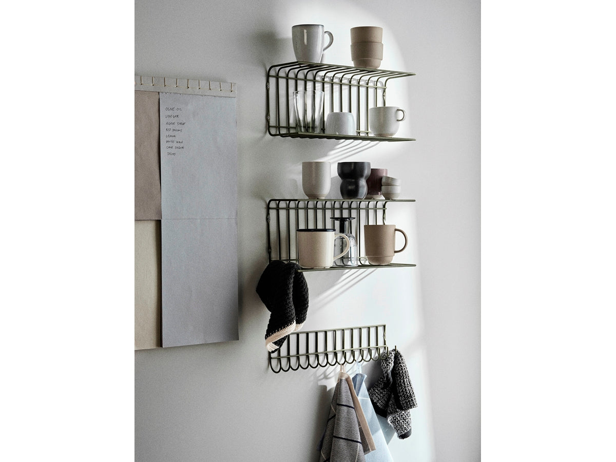 White hook rack