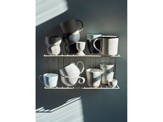 White wall shelf