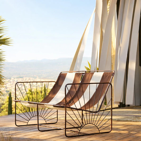 Sunrise double bench