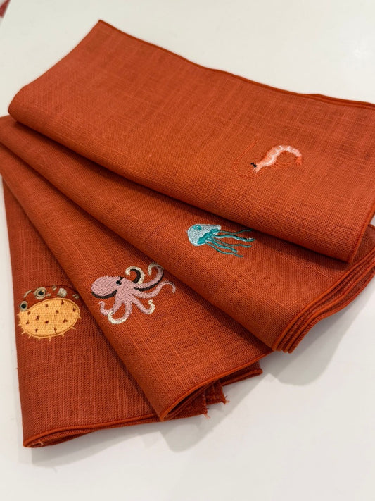 Duo sea napkins - set of 4