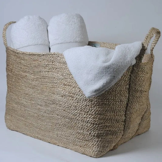 Large jute baskets