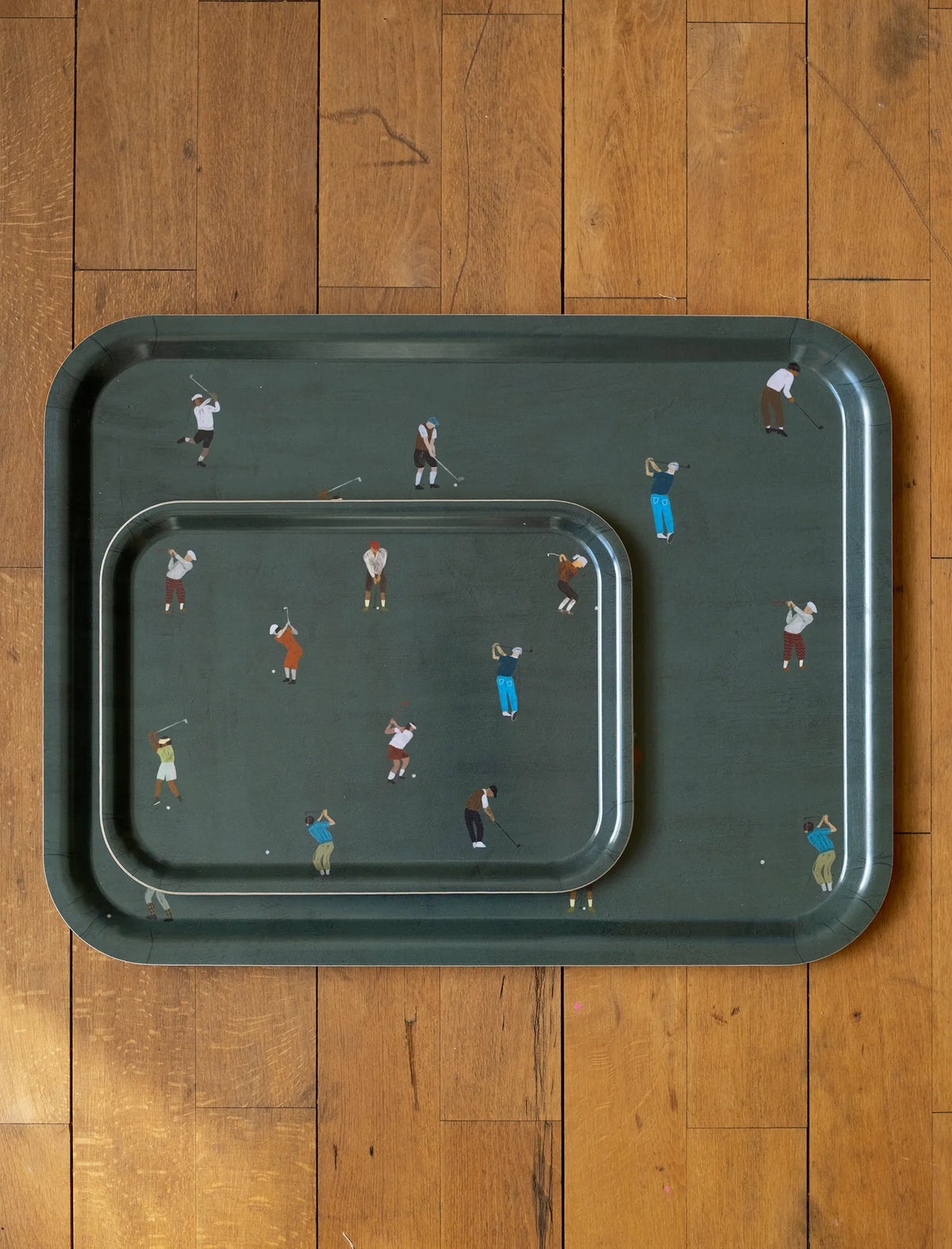 Golf themed trays