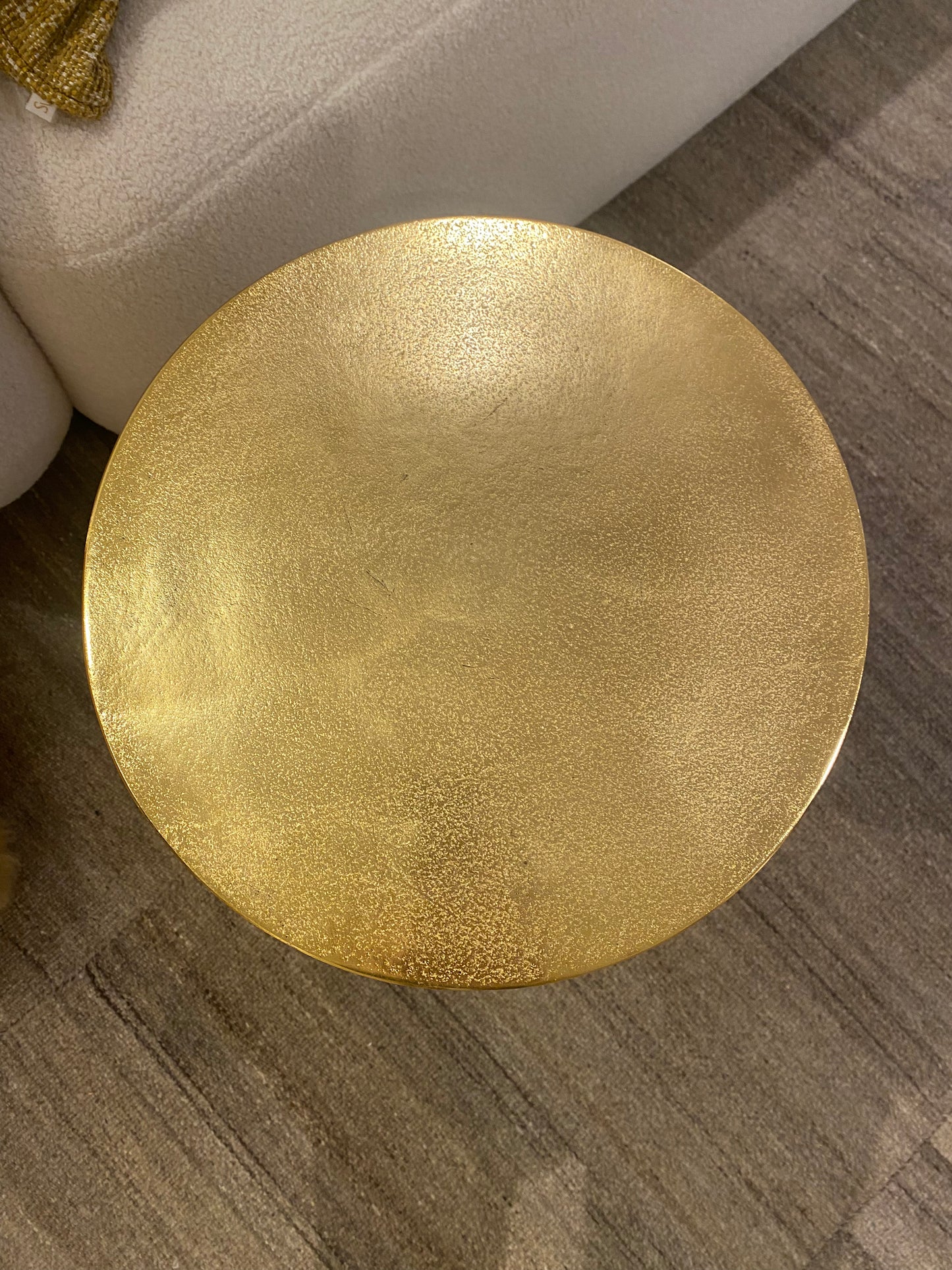 Golden side table