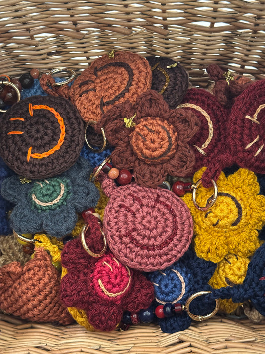 Crochet key hangers/bag charms