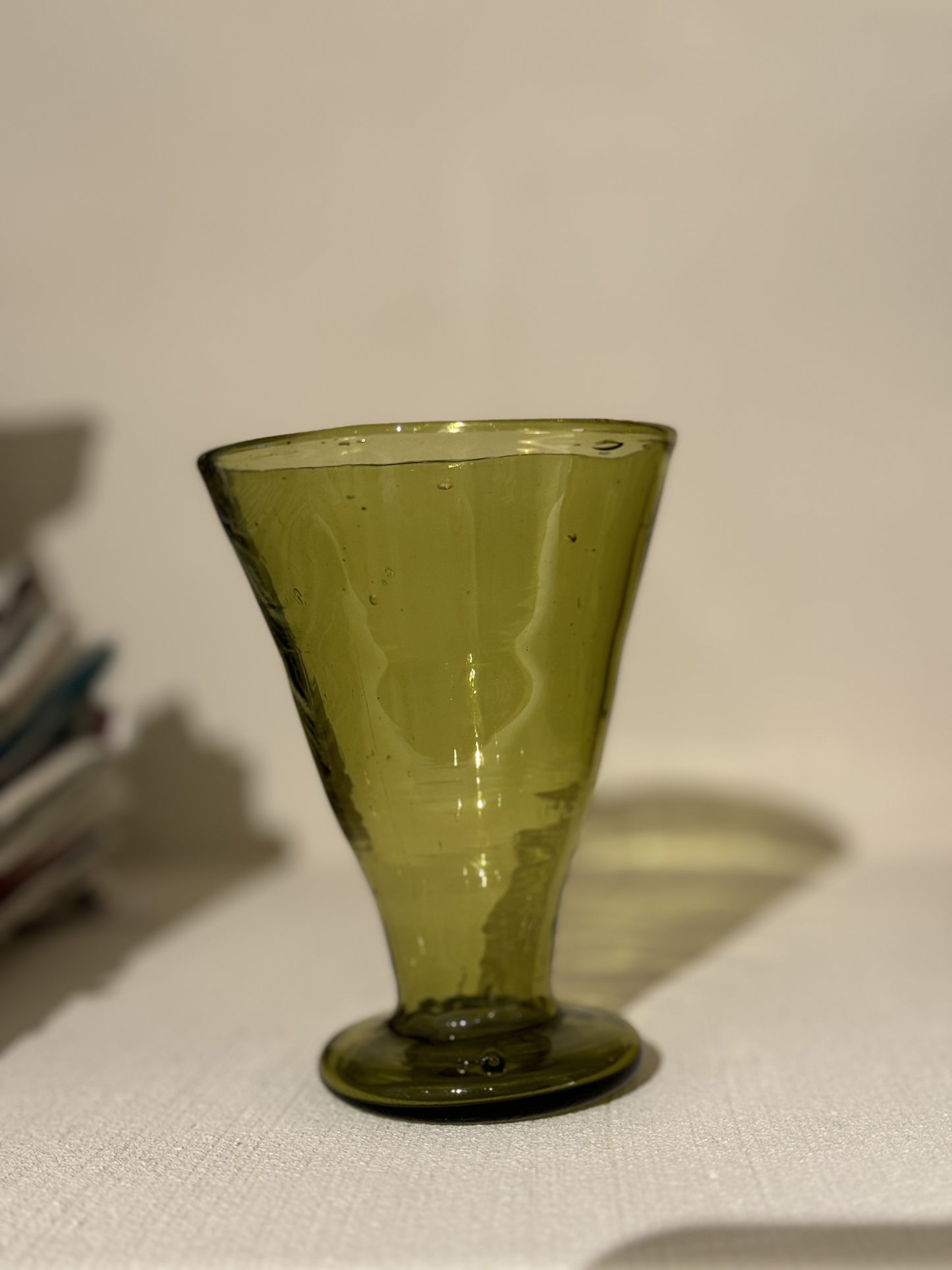 Footed glass