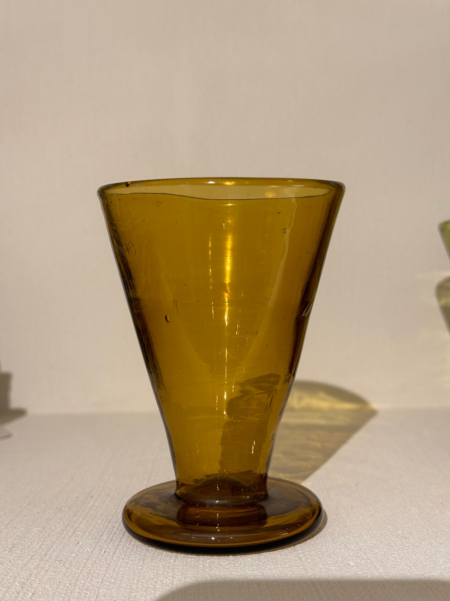 Footed glass