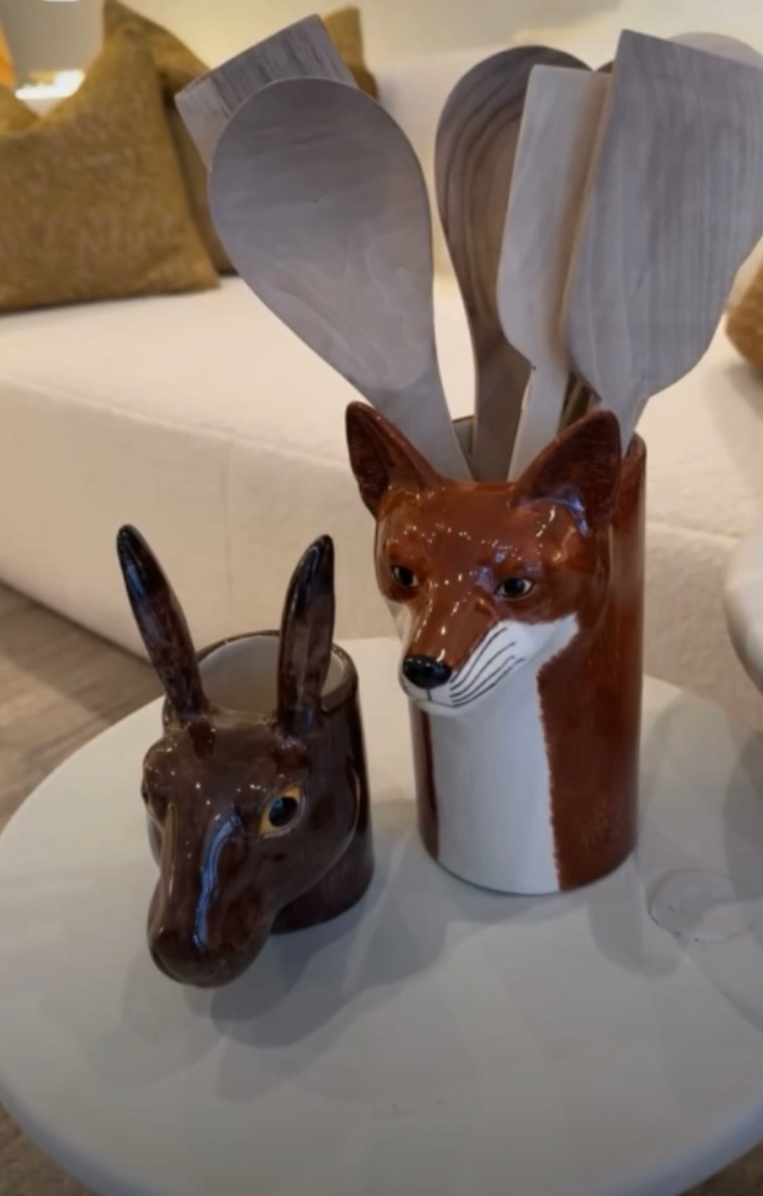 Animal pencil pots