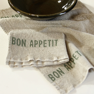 Bon Appetit placemat/napkin set of 6