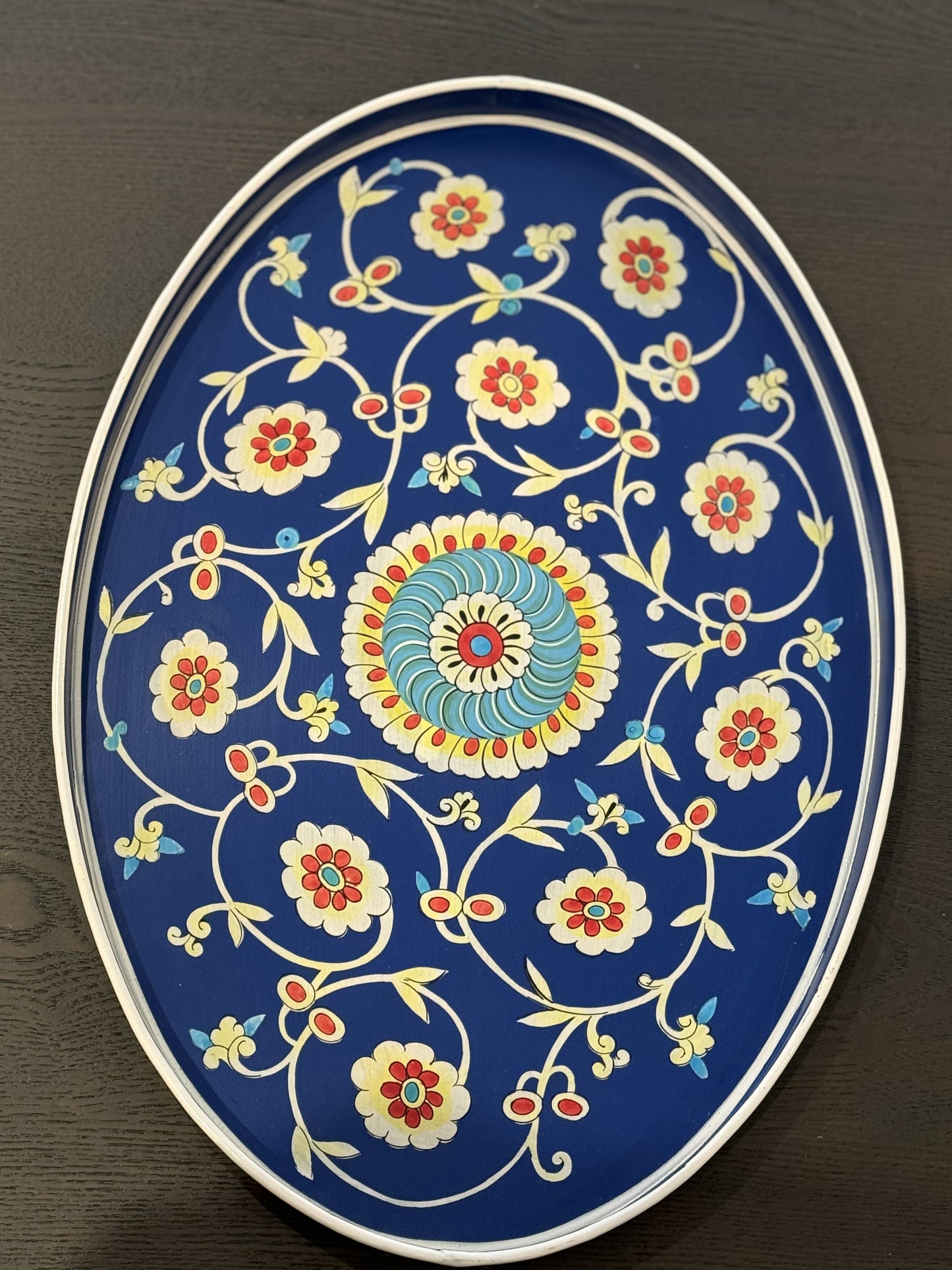Handpainted Iron Trays 48x39 cm