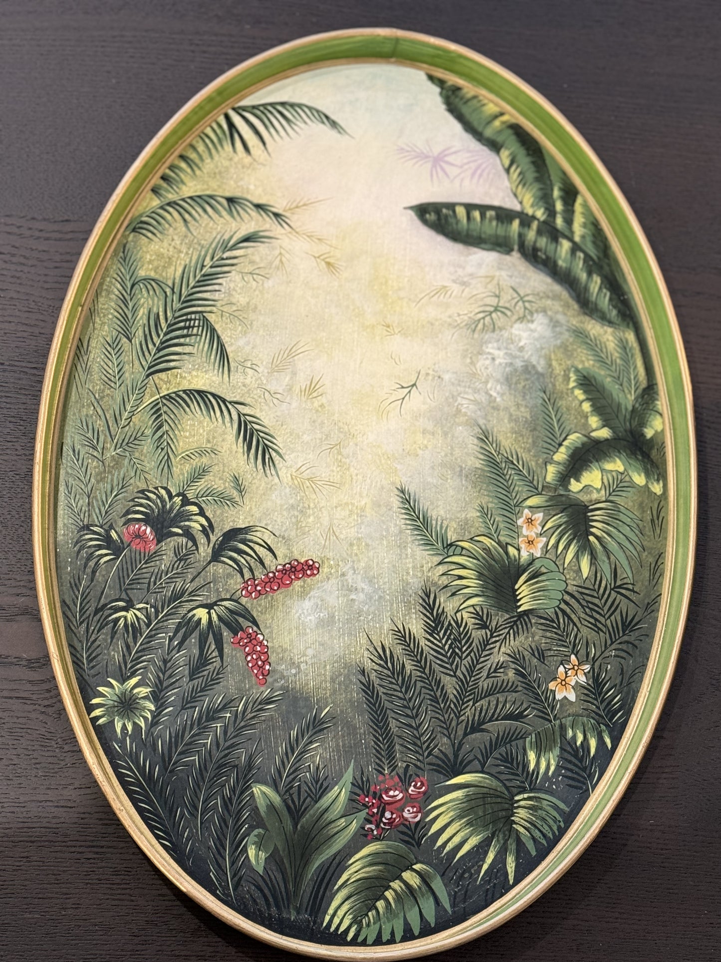 Handpainted Iron Trays 48x39 cm