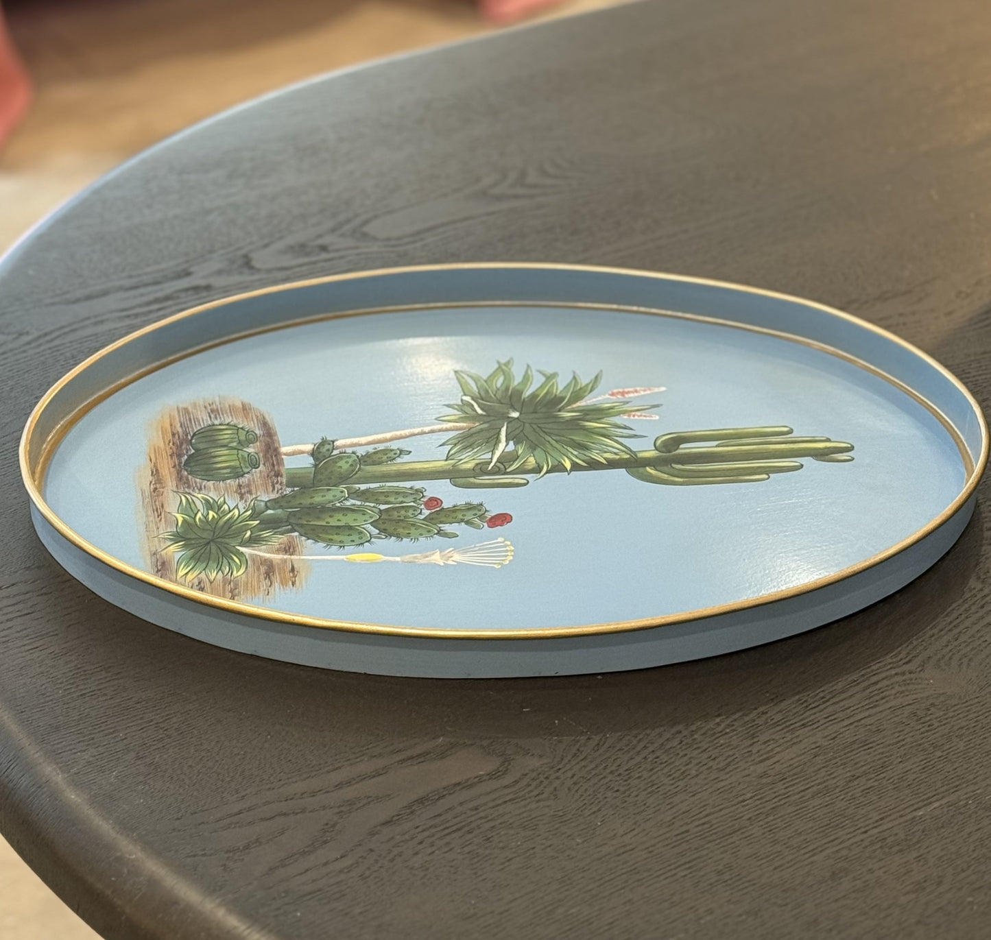 Handpainted Iron Trays 48x39 cm