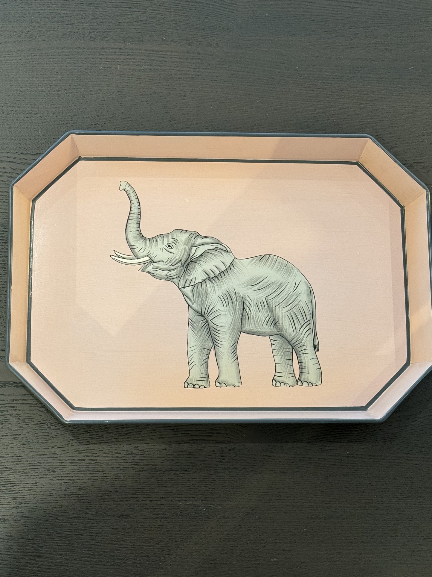 Handpainted Iron Trays 43x30 cm