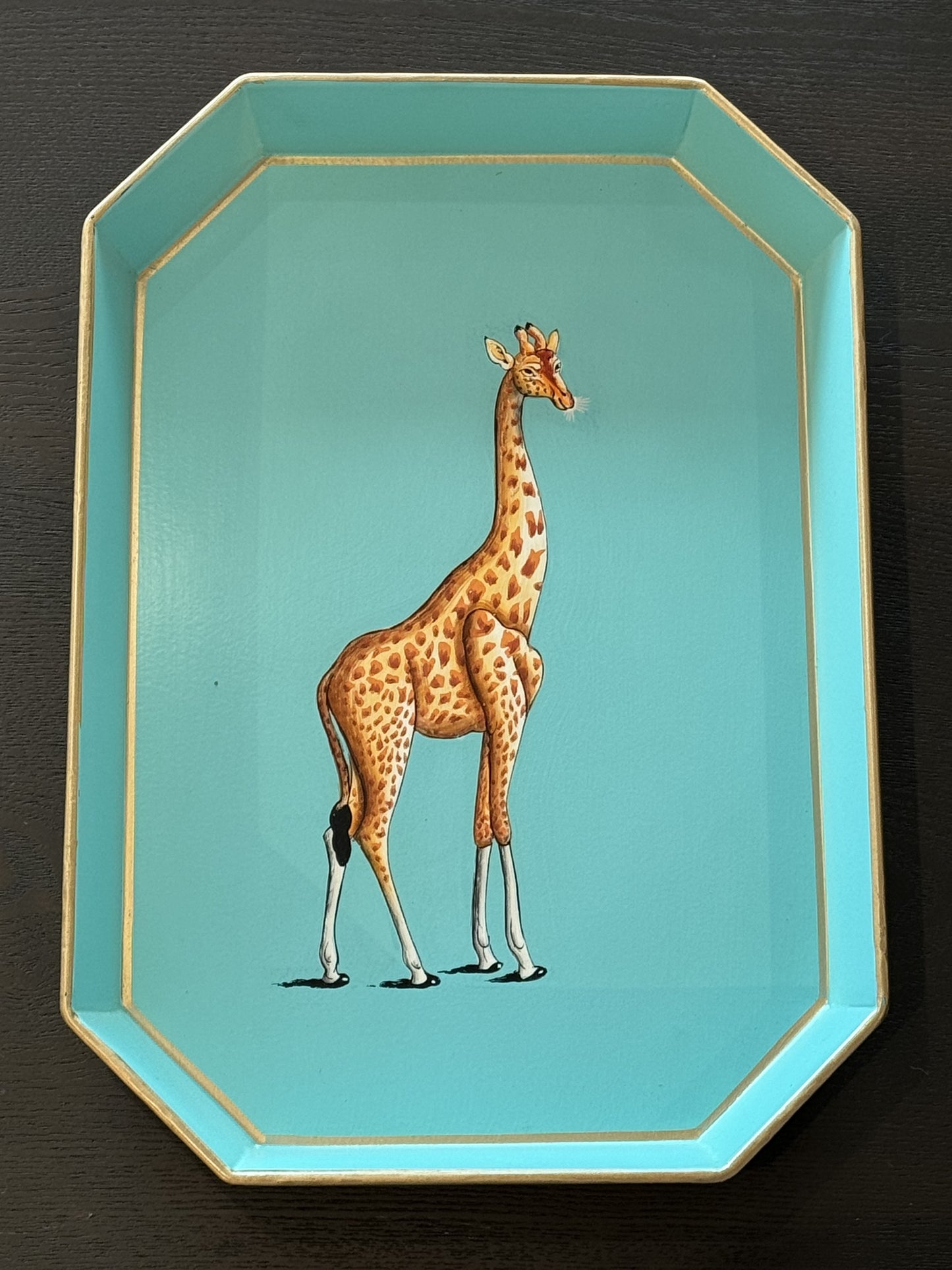 Handpainted Iron Trays 43x30 cm