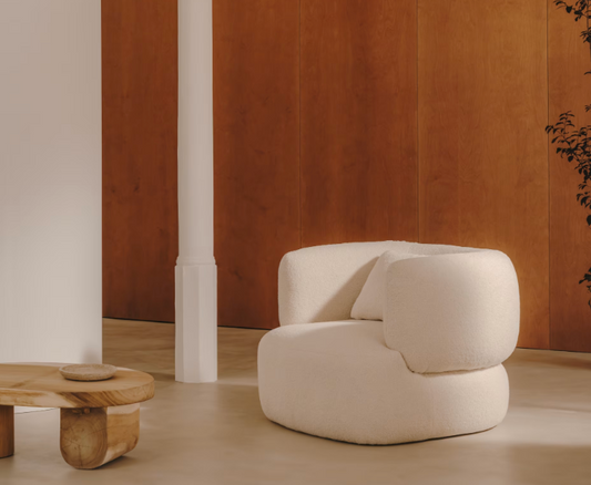Bouclé fauteuil - E-mail to order
