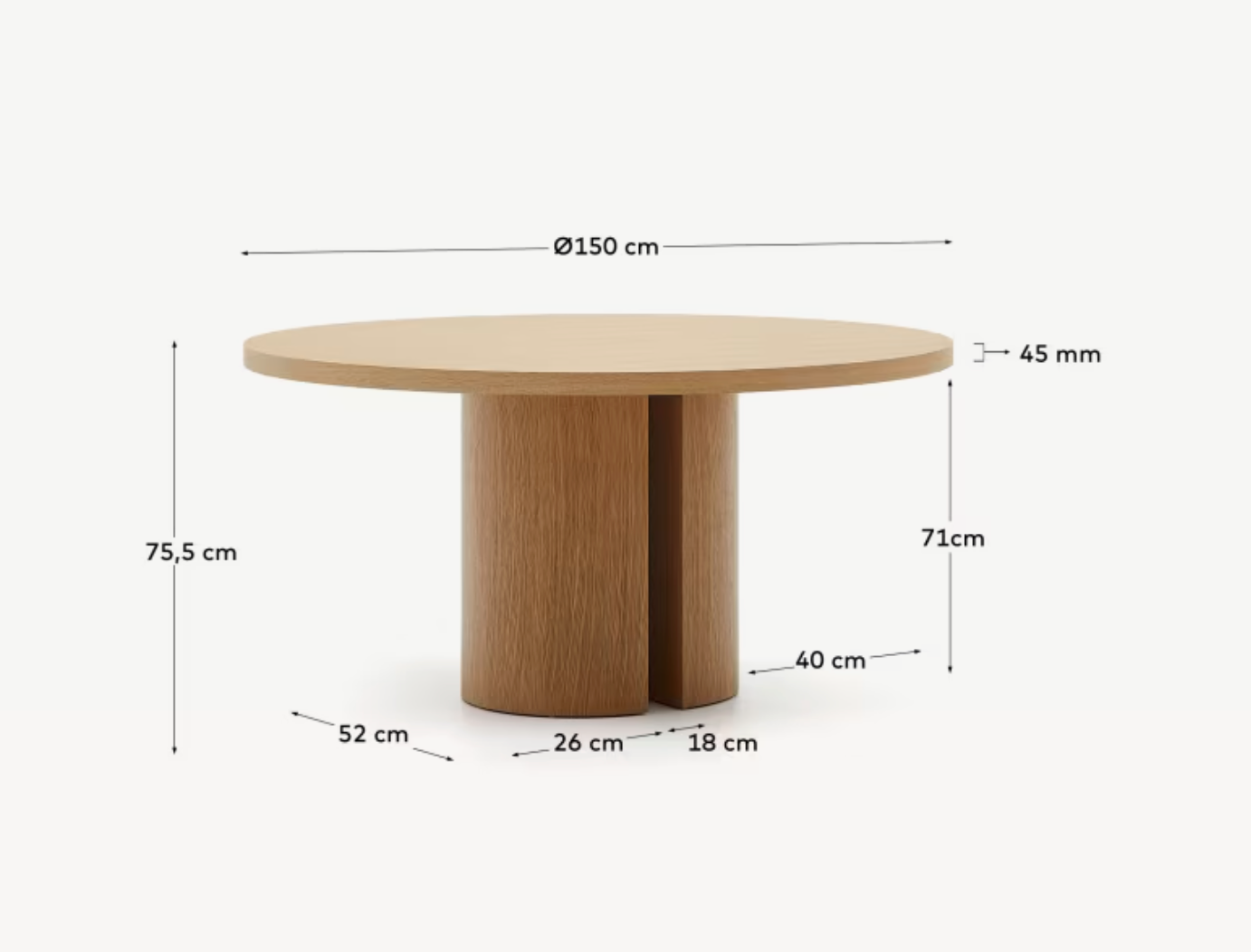 Nealy round table - E-mail to order