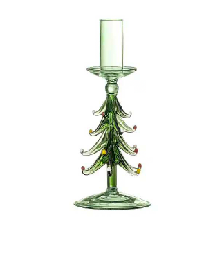 Christmas tree candle holder