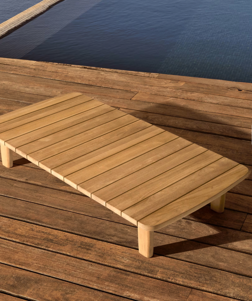 Teak coffee table