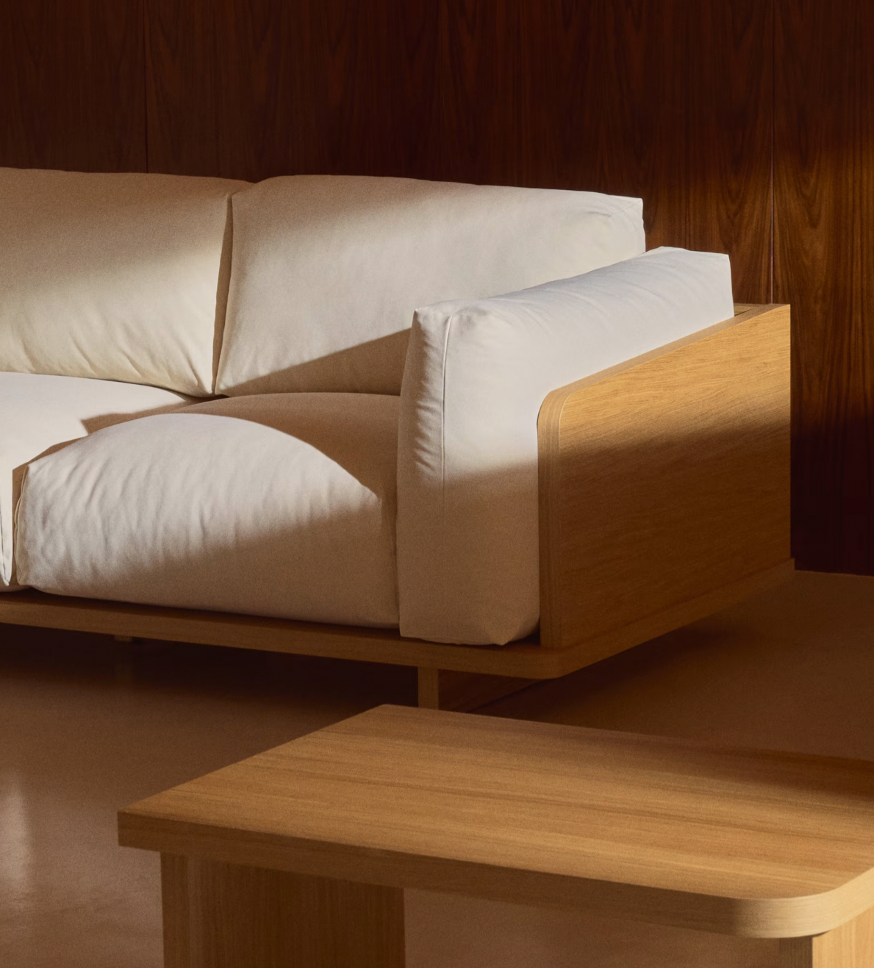 Oak sofa