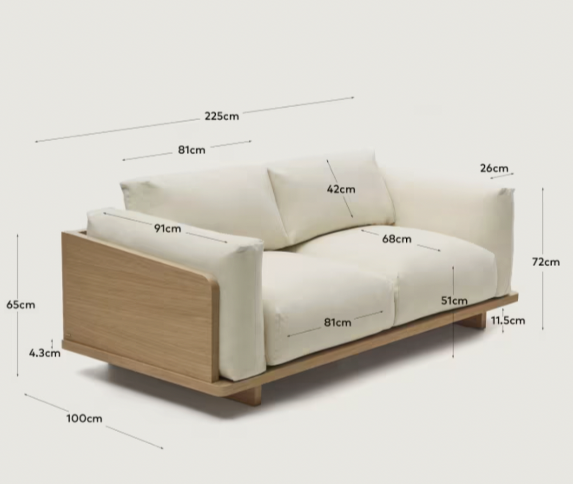 Oak sofa