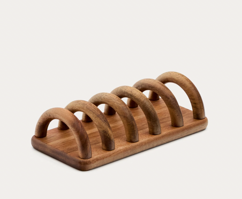 Wooden toast rack