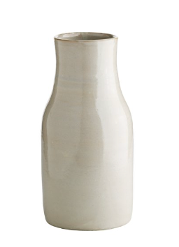 Handmade ceramic tube vase