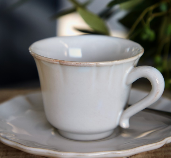White vintage dinnerware collection