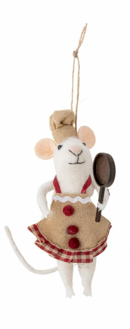 Mouse Teckel Christmas ornaments