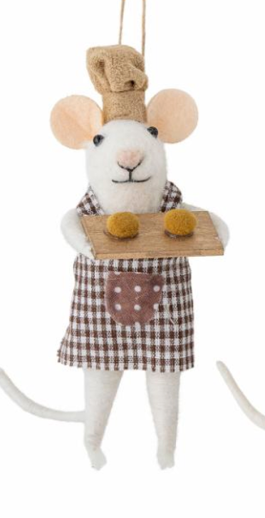 Mouse Teckel Christmas ornaments