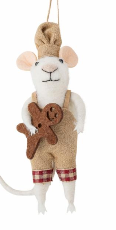 Mouse Teckel Christmas ornaments