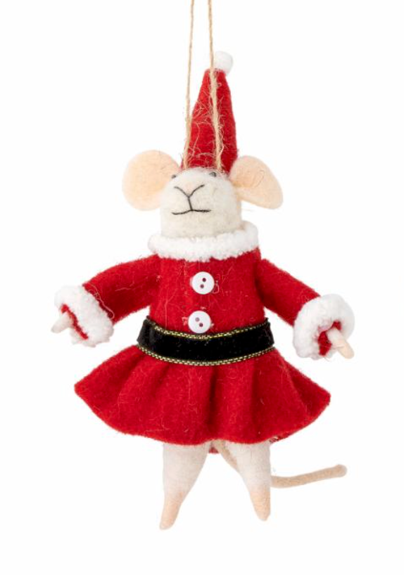 Mouse Teckel Christmas ornaments