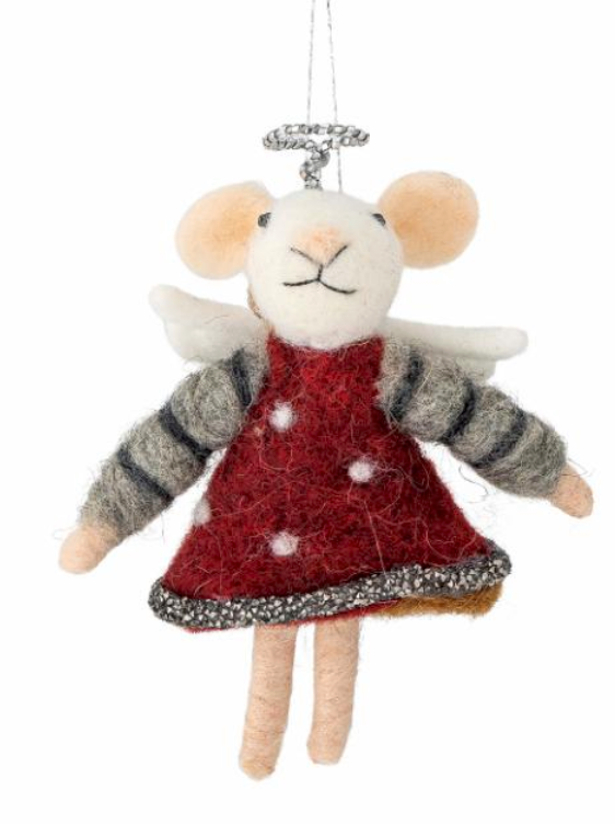 Mouse Teckel Christmas ornaments